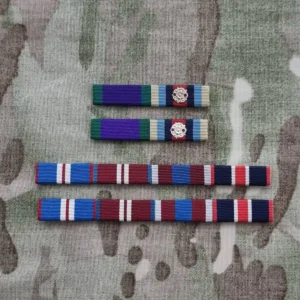 Ribbon Bars Sewn on Uniform